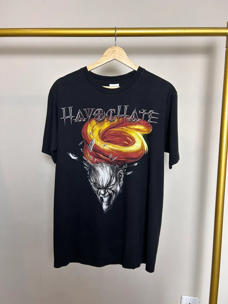 Vintage Havoc Hate Underground Metal Band T-Shirt Size M