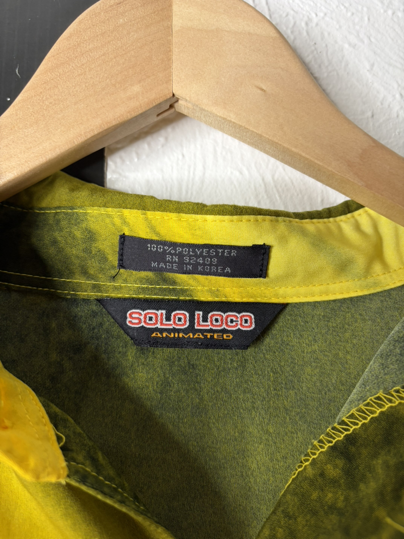 Gold Label Anime Character Button-Up Shirt