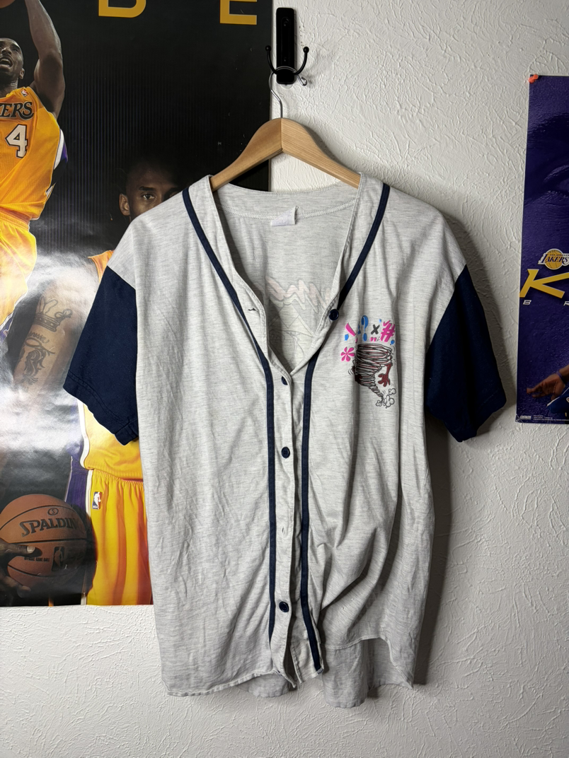 Vintage Graphic Baseball Jersey