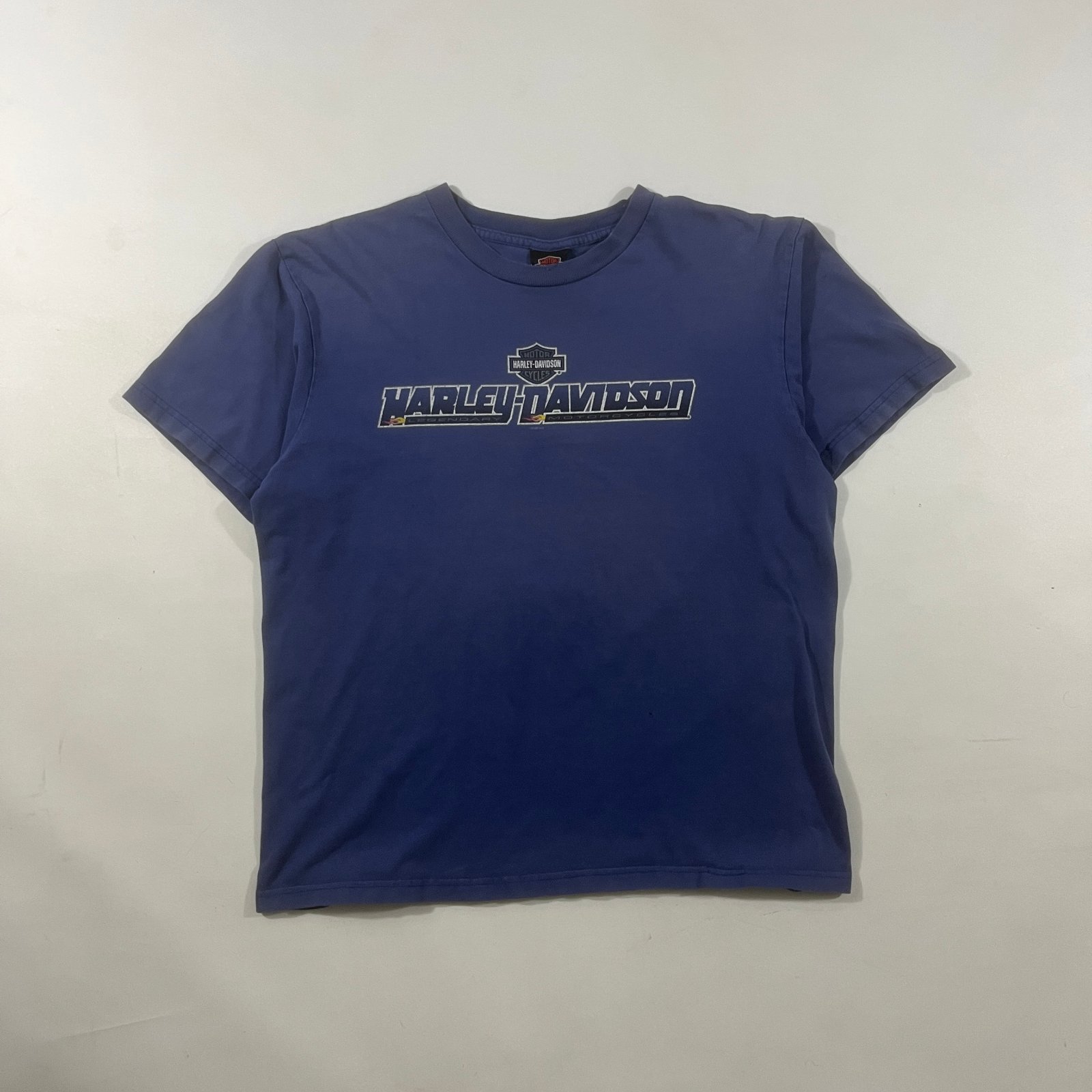 Vintage Harley-Davidson Orlando Florida Alligator Graphic Tee Navy XL