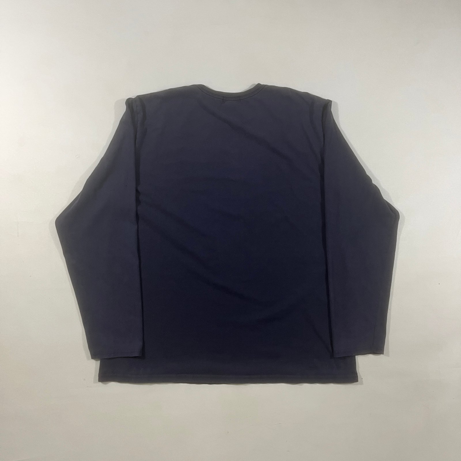 Vintage Y2K Polo Jeans Co Ralph Lauren Navy Spell Out Long Sleeve Tee XL