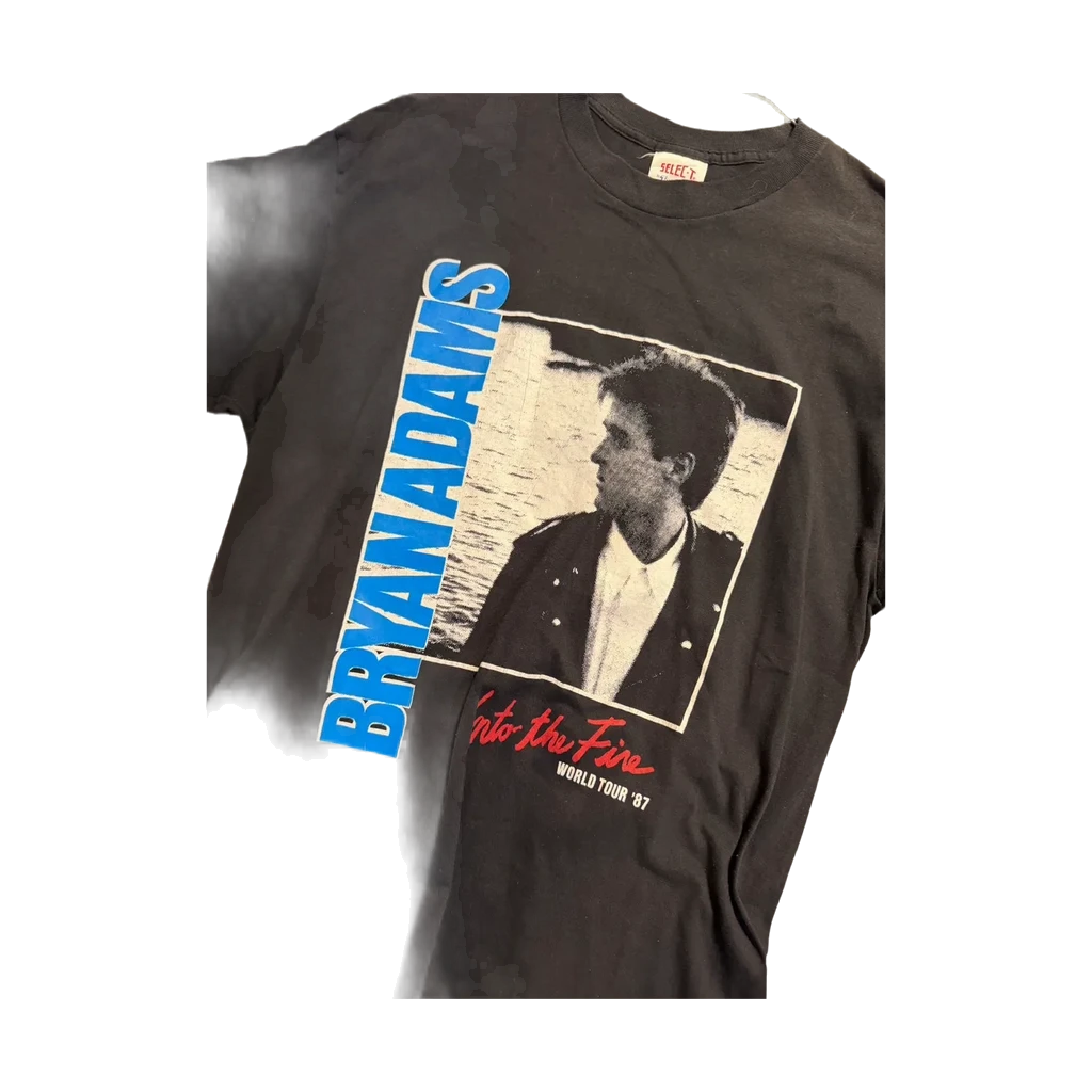 Vintage Bryan Adams Into The Fire World Tour '87 T-Shirt