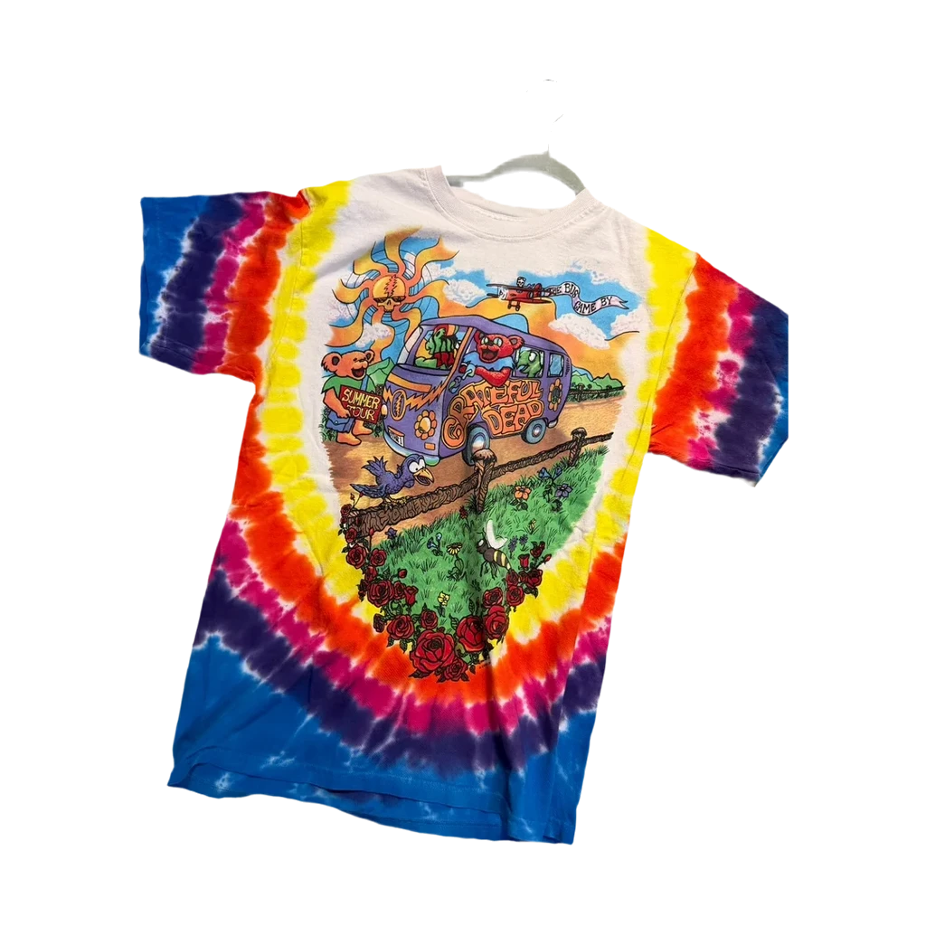 2000 RP of 1994 Liquid Blue Grateful Dead Tie-Dye Summer Tour T-Shirt