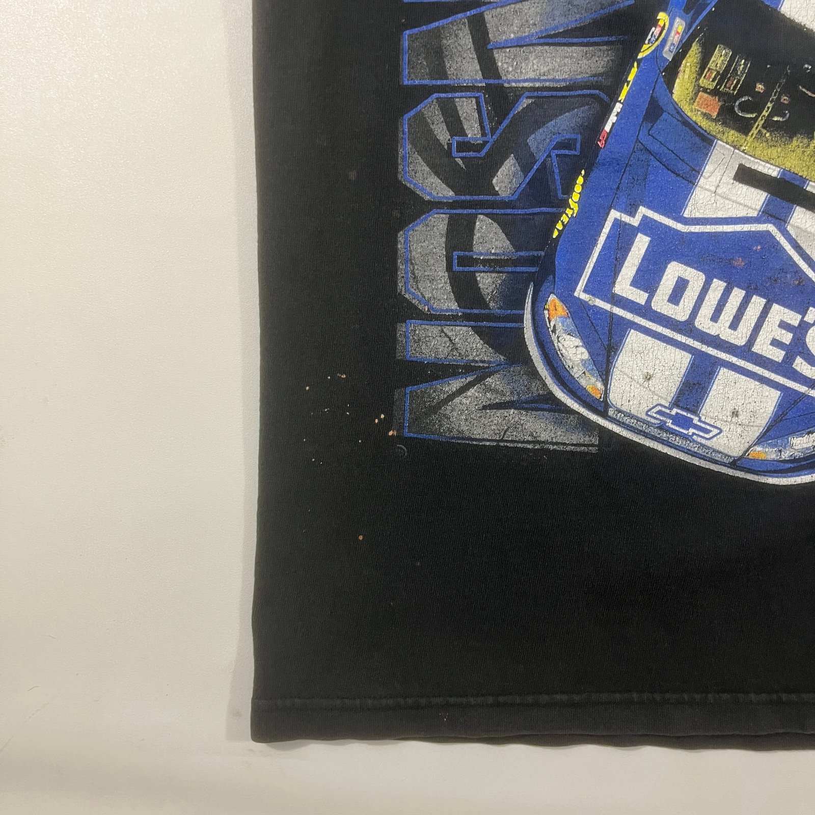 Vintage Jimmie Johnson #48 Lowe's Racing NASCAR Hendrick Motorsports Black Tee