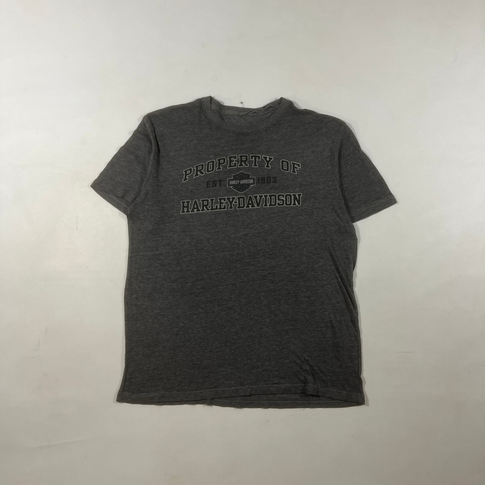 Harley-Davidson Property Of Est 1903 Gray Eagle Graphic Biker Tee