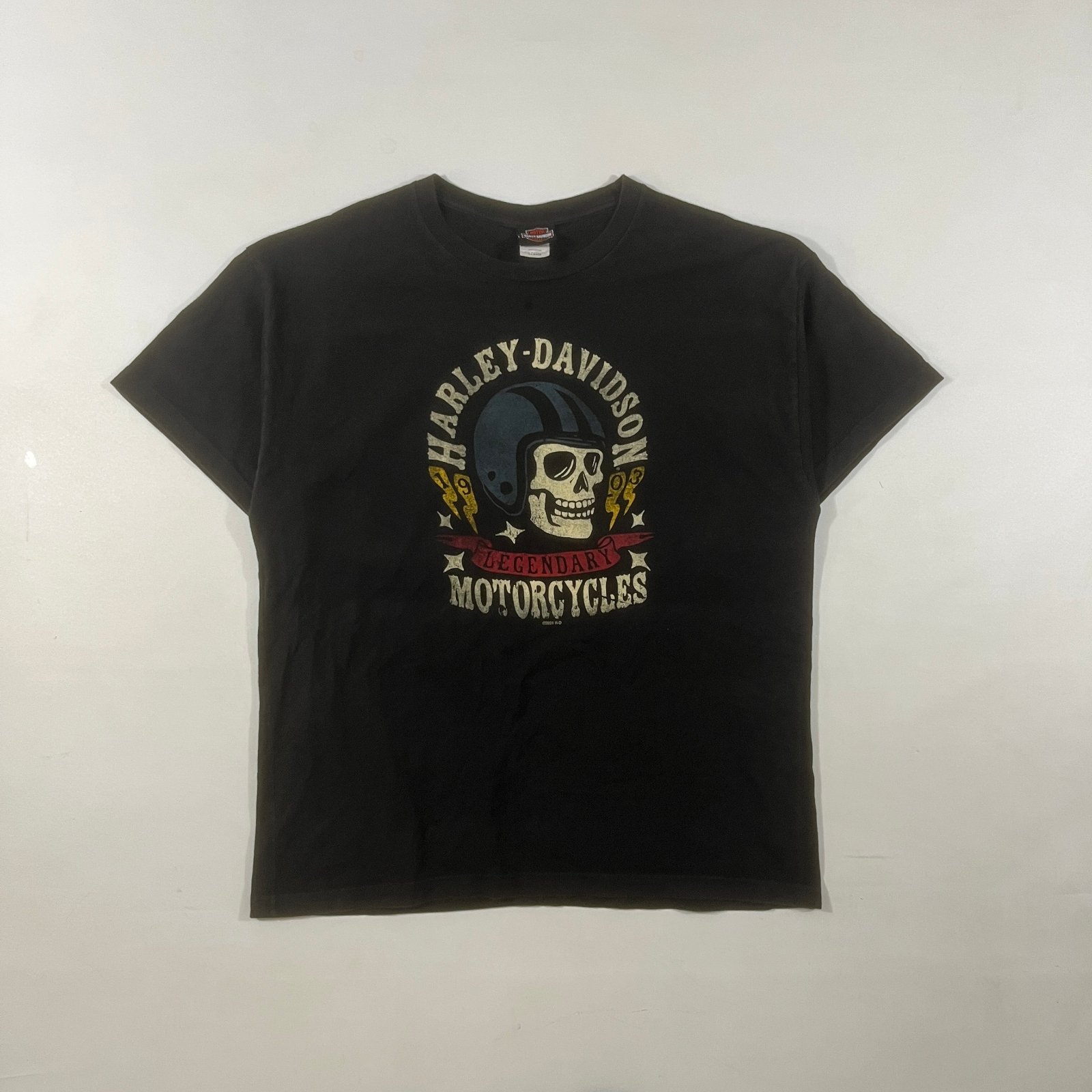 Harley-Davidson Route 30 Ohio Skull Legendary Motorcycles Graphic Tee XL