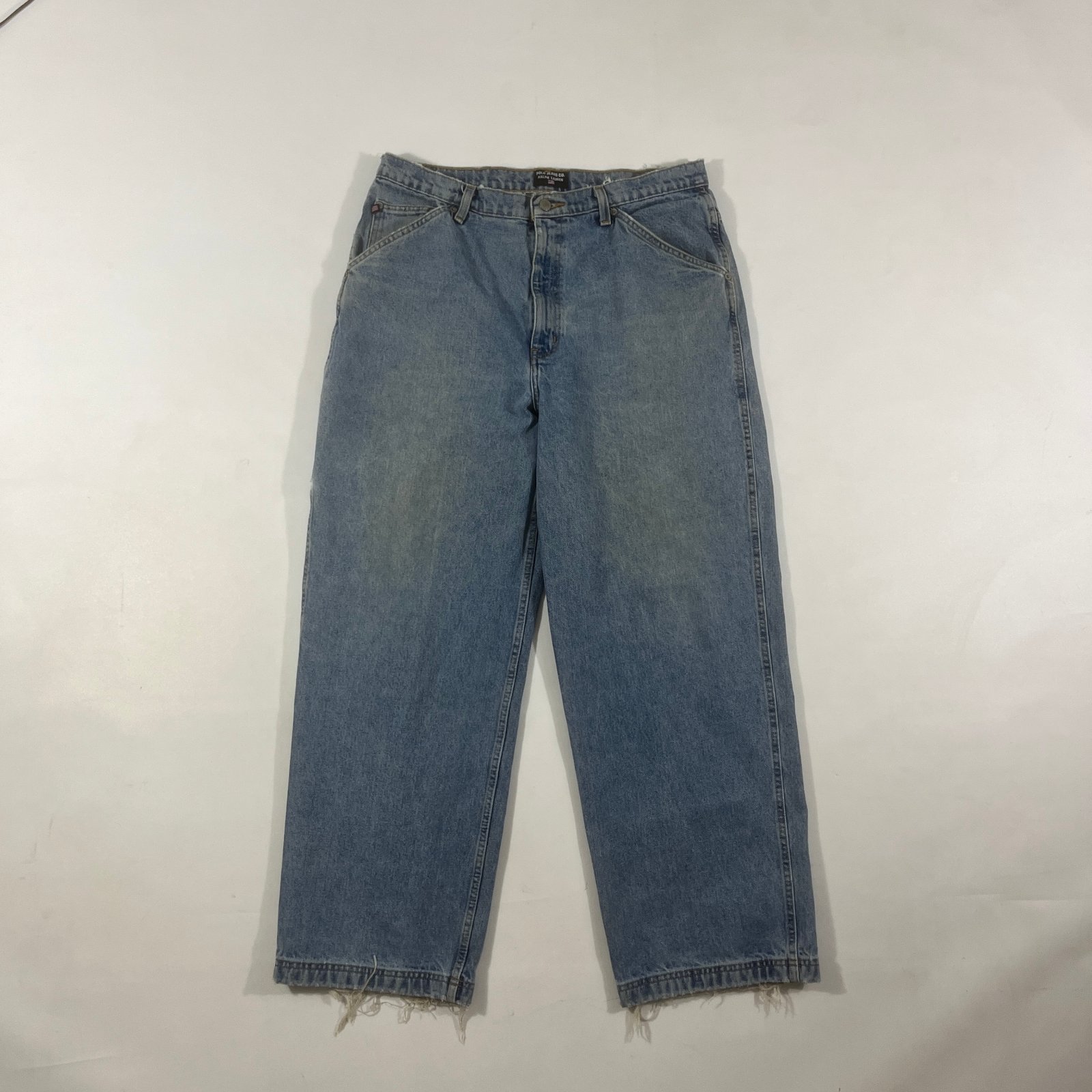 Vintage Y2K Polo Jeans Co Ralph Lauren Light Wash Baggy Carpenter Jeans