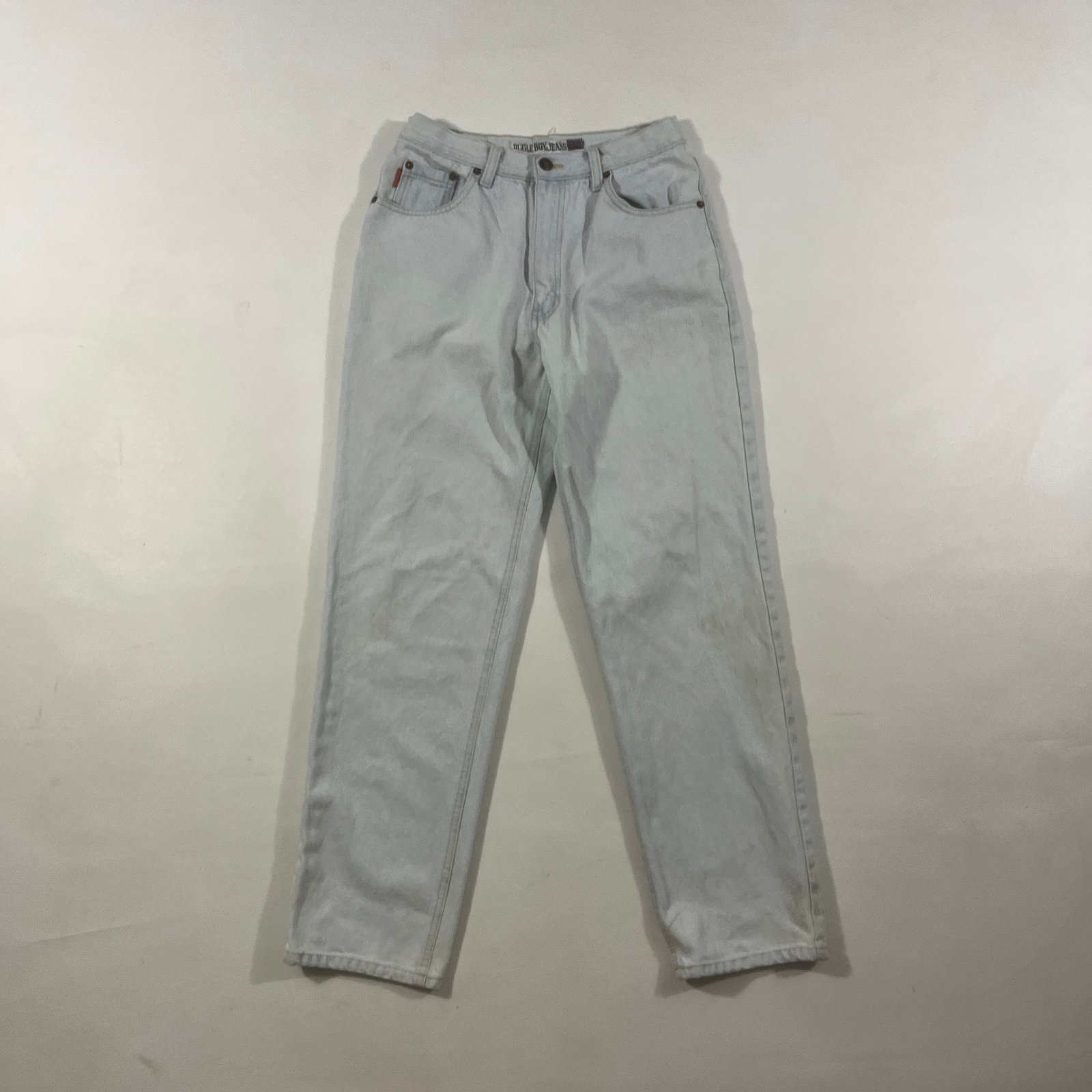 Vintage 90s Bugle Boy Jeans 750 Light Wash Straight Leg Denim 30x32