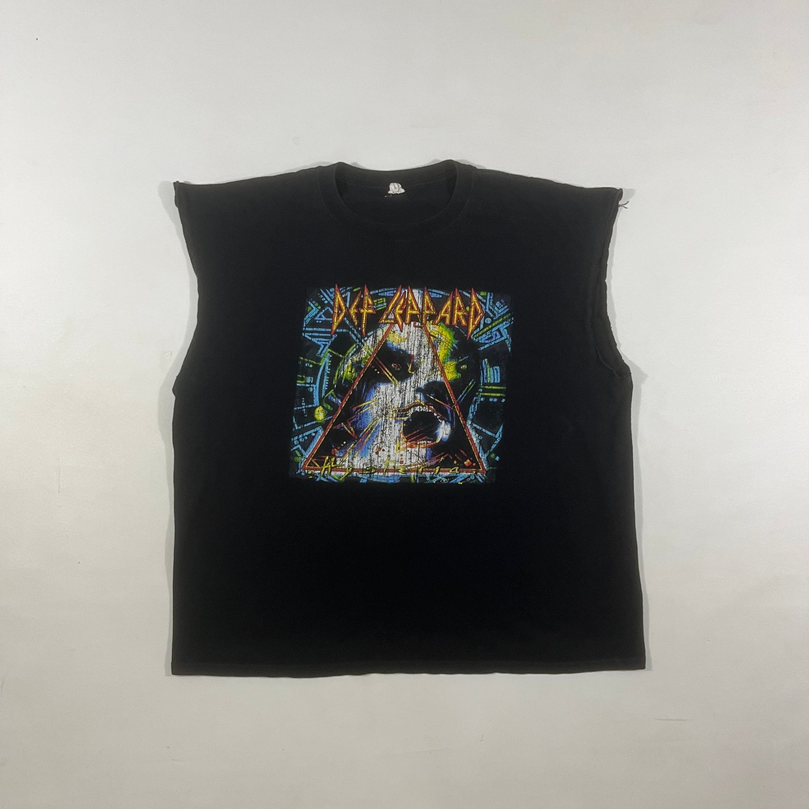 Def Leppard Hysteria Still Hysterical After All These Years Cut-Off Band Tee
