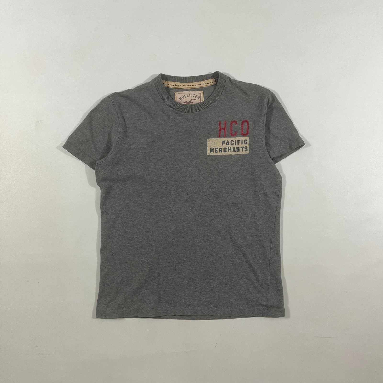 Hollister California HCO Pacific Merchants Baja Hibiscus Graphic Tee S