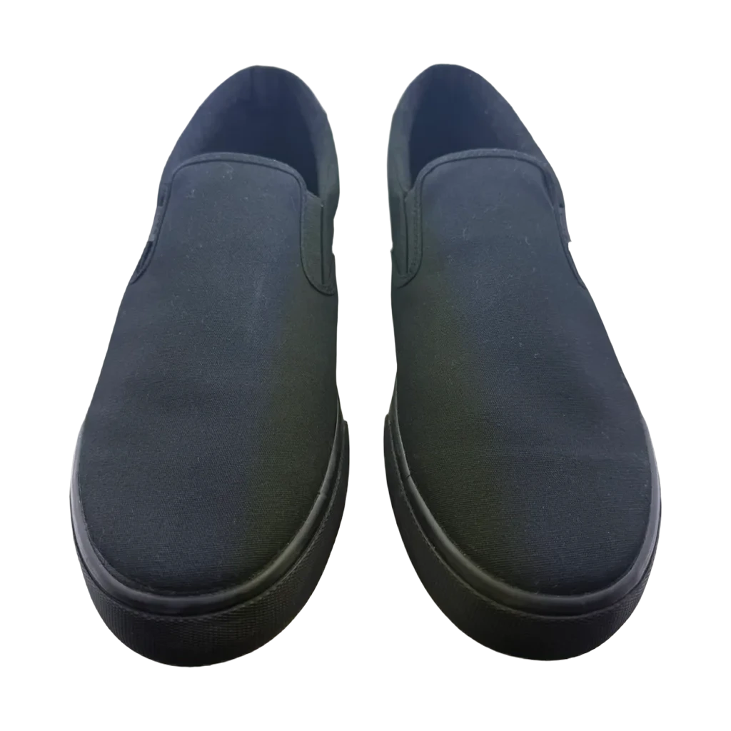 Lugz Classic Black Slip-On Canvas Sneakers