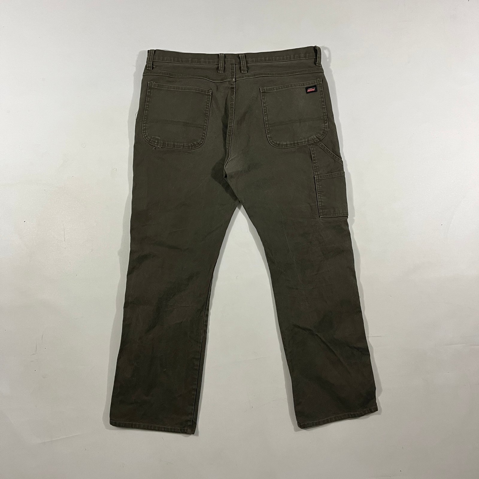 Dickies Olive Green Carpenter Work Pants 38 x 32