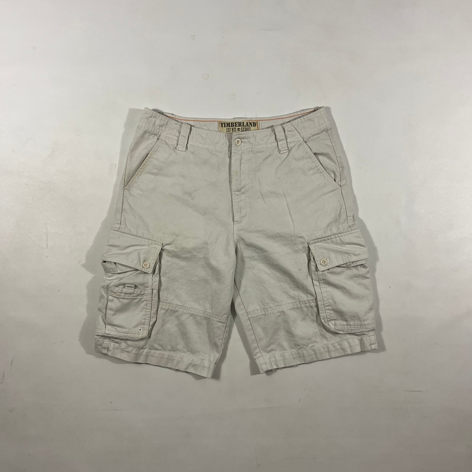 Vintage Y2K Timberland Scout Stone Cargo Shorts 33