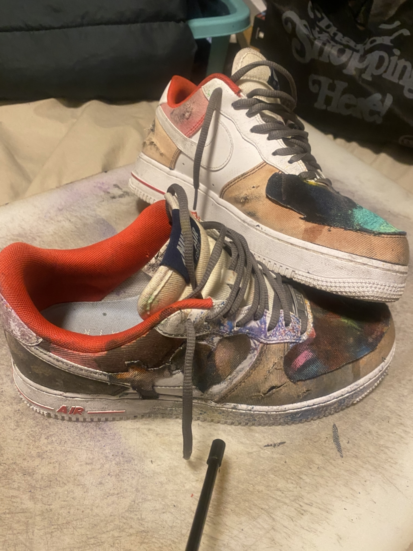 Custom Distress ( W.?.P ) Nikes