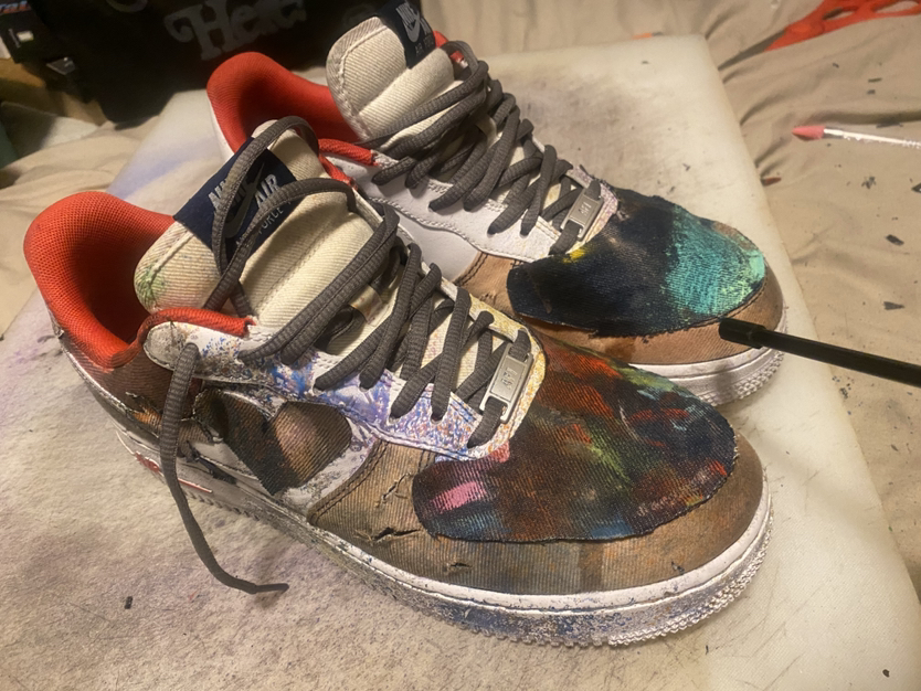 Custom Distress ( W.?.P ) Nikes