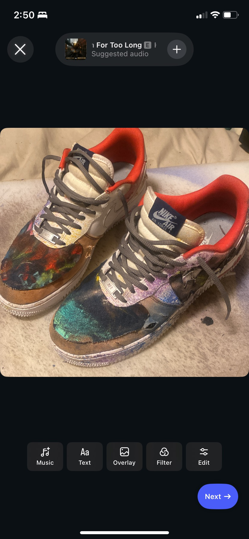 Custom Distress ( W.?.P ) Nikes