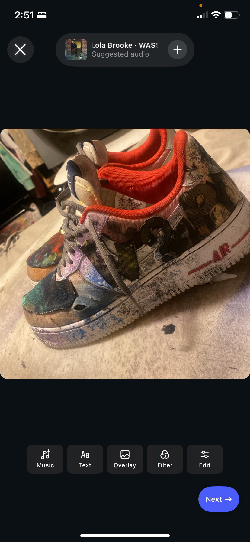 Custom Distress ( W.?.P ) Nikes