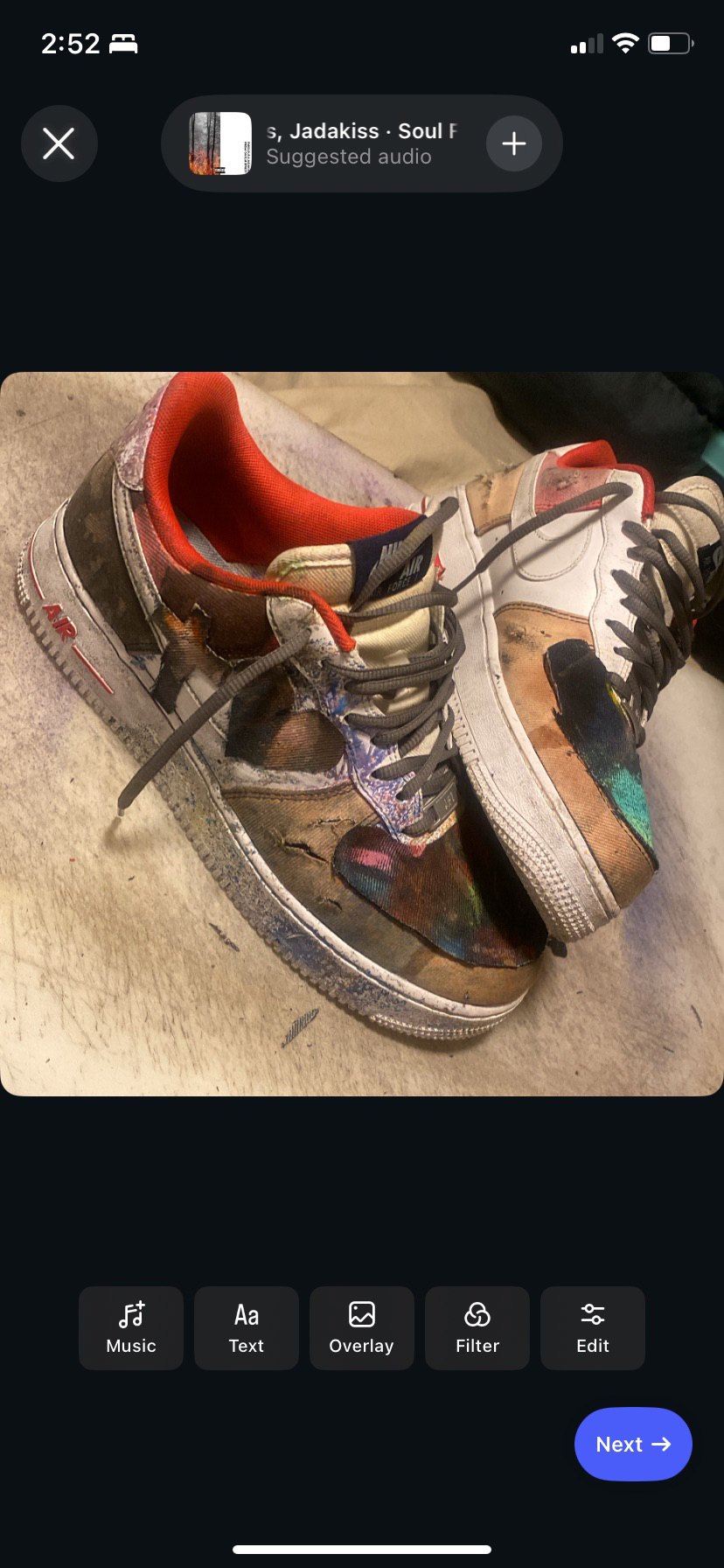 Custom Distress ( W.?.P ) Nikes