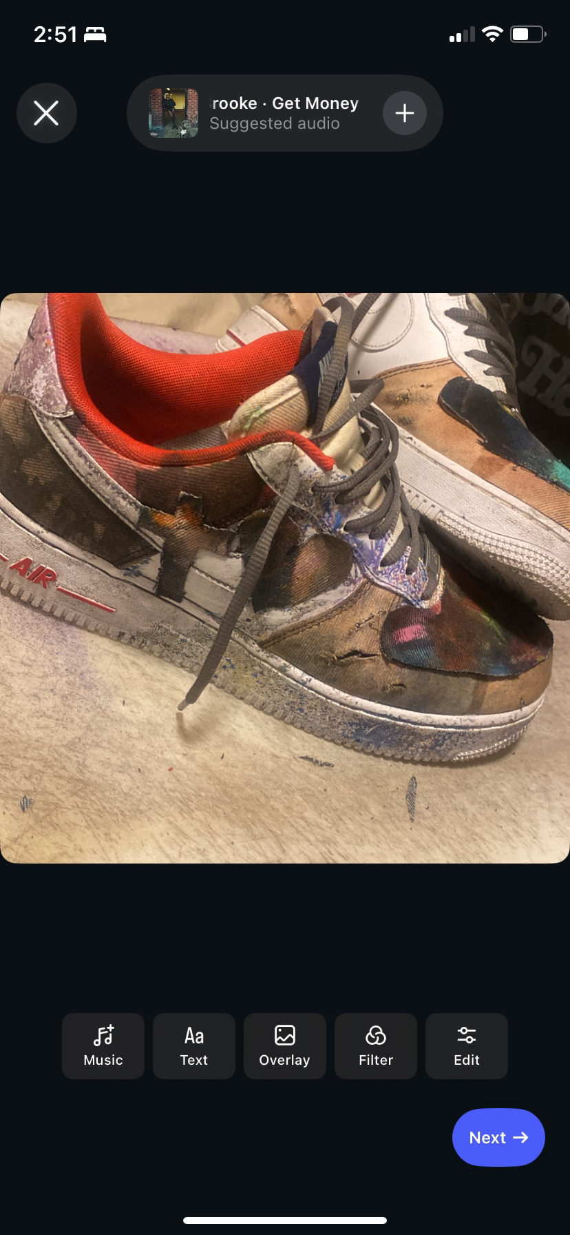 Custom Distress ( W.?.P ) Nikes