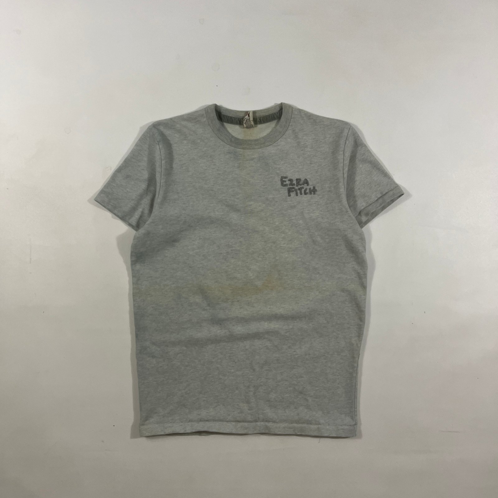Vintage Y2K Ezra Fitch Abercrombie Heather Gray Logo Short Sleeve Tee