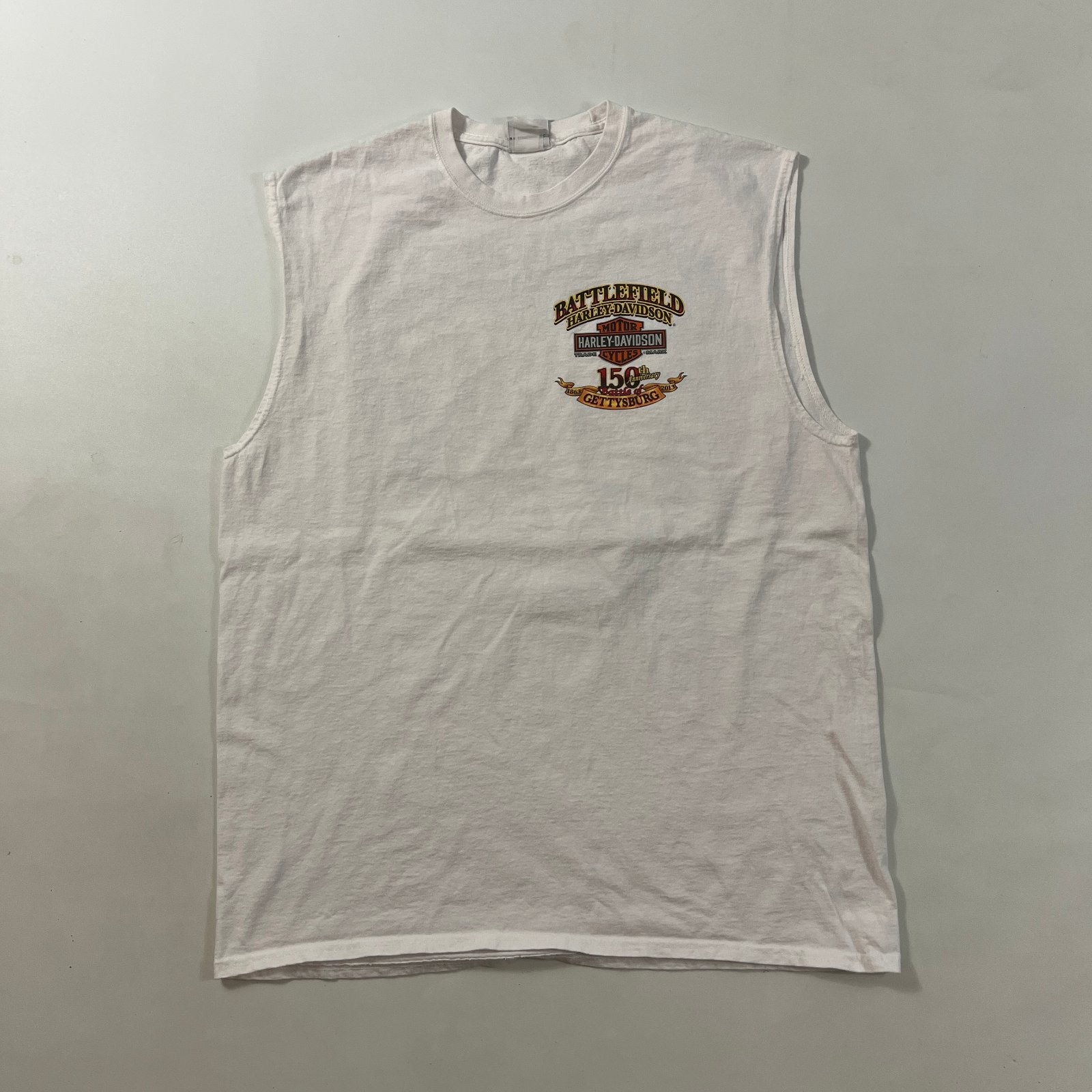 Harley-Davidson Battlefield Gettysburg PA 150th Anniversary Muscle Tee Tank