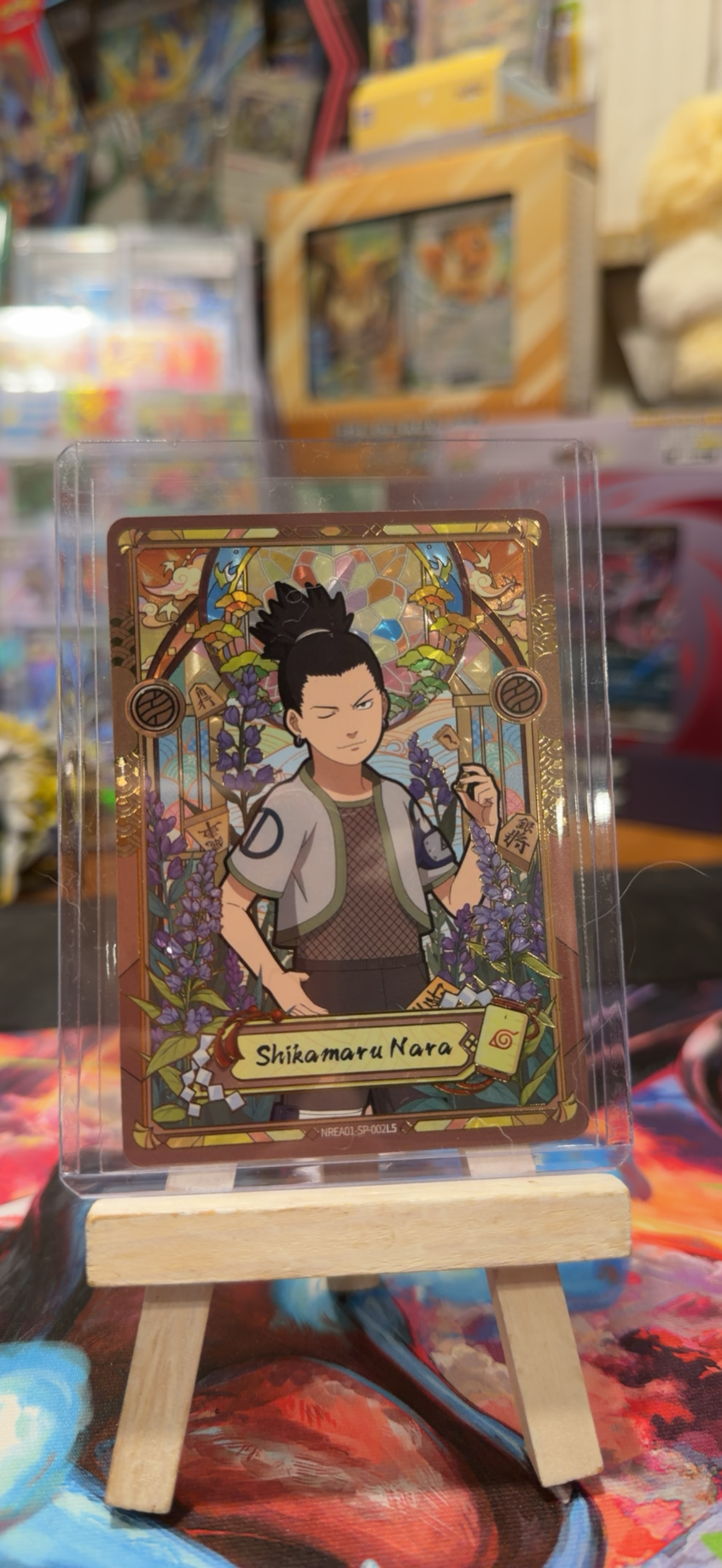 Shikamaru NREA01-SP-002L5 - NARUTO KAYOU Earth Scroll - 01 Series NA English NM