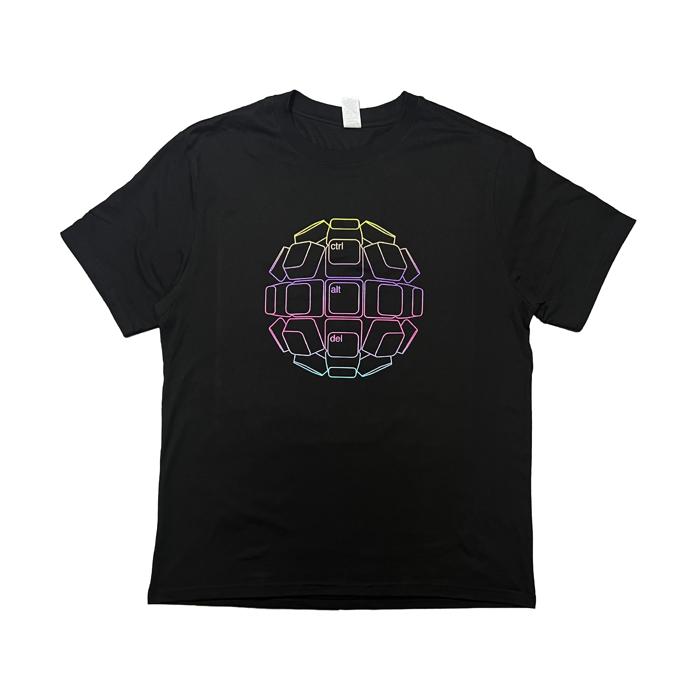 CTRL + ALT + DEL Key Function Tee (Black)