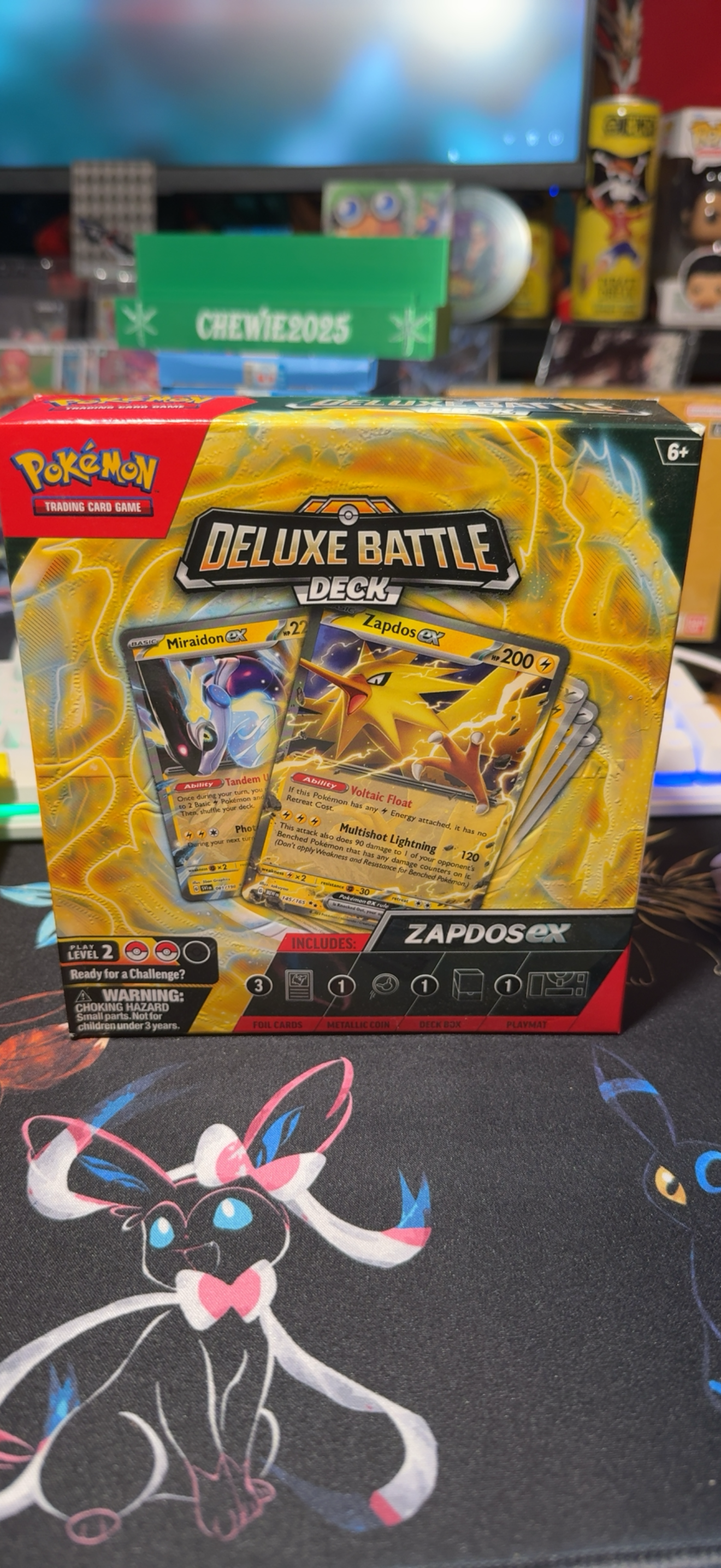 Pokemon Zapdos EX Deluxe Battle Deck