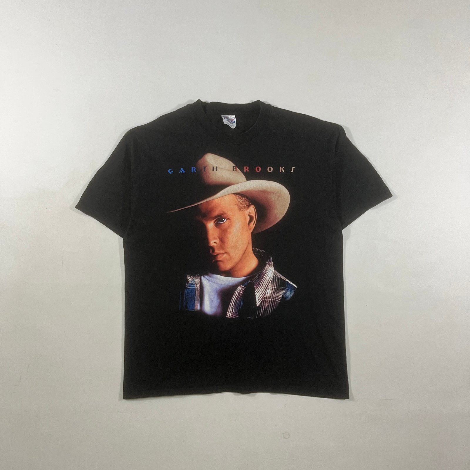 Vintage 90s Garth Brooks World Tour Cowboy Country Music Tee XL