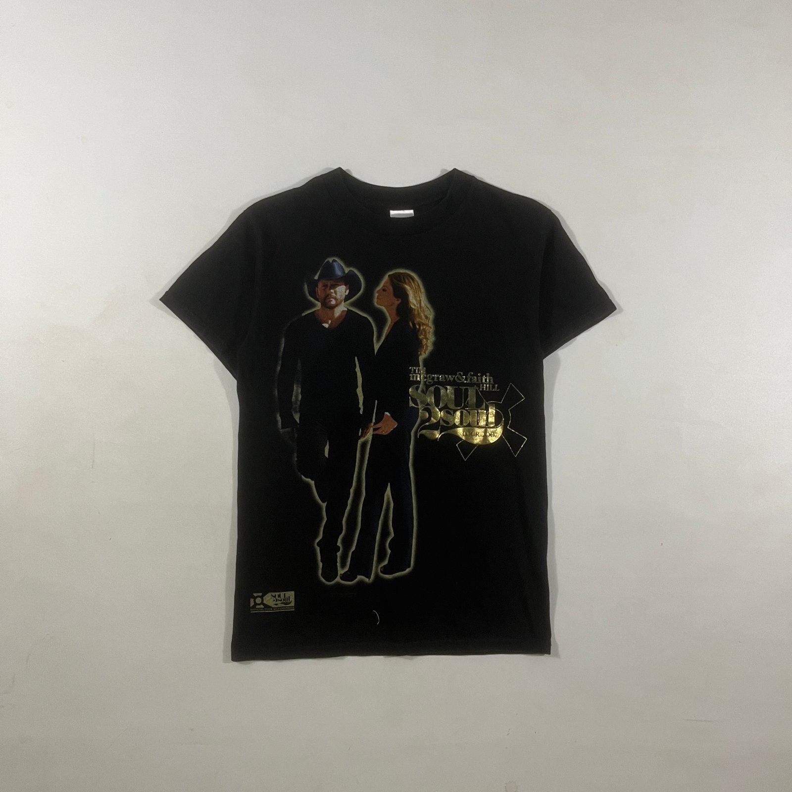 Vintage 2007 Tim McGraw & Faith Hill Soul 2 Soul Tour Country Band Tee S