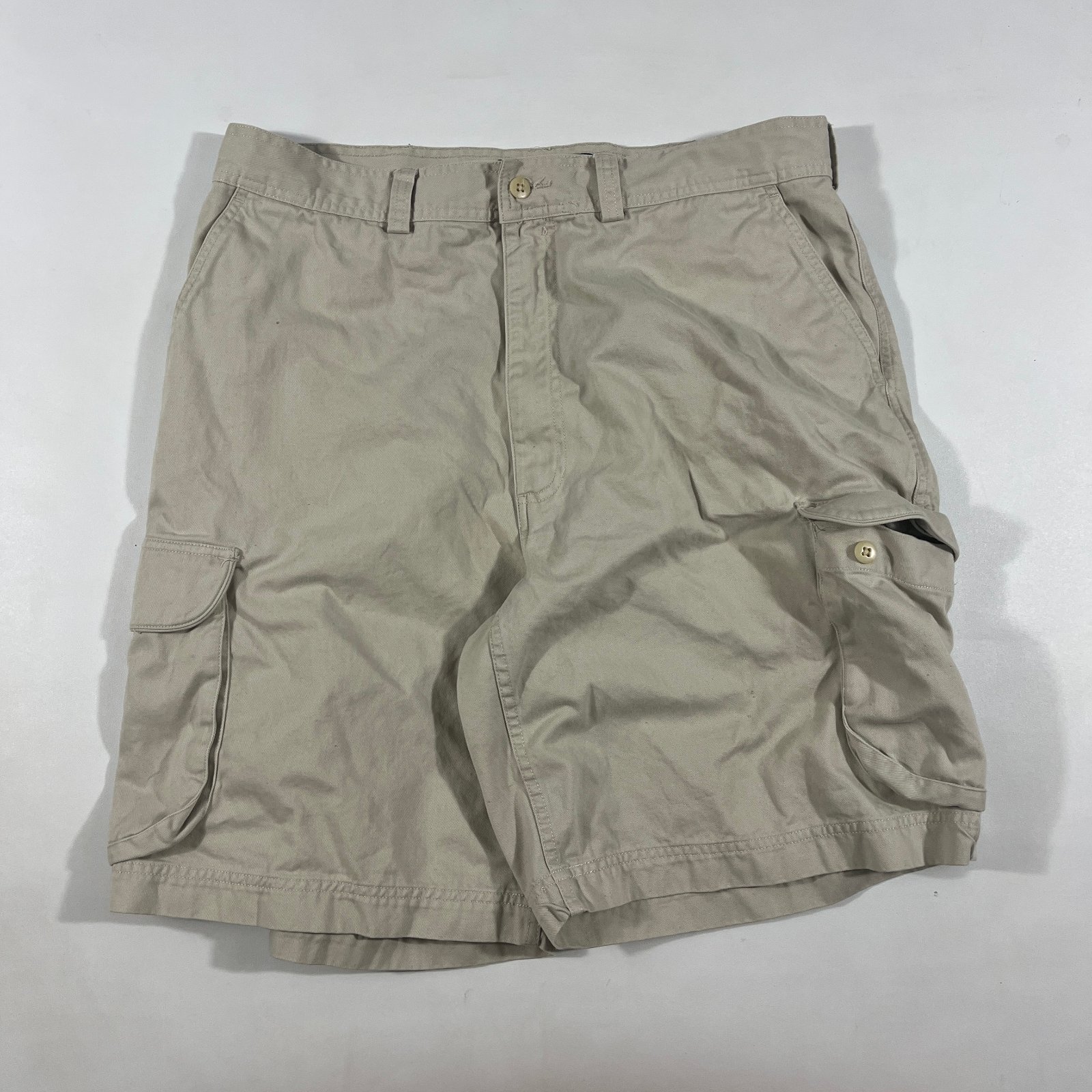 Vintage Polo Chino Ralph Lauren Khaki Cargo Shorts Mens 36