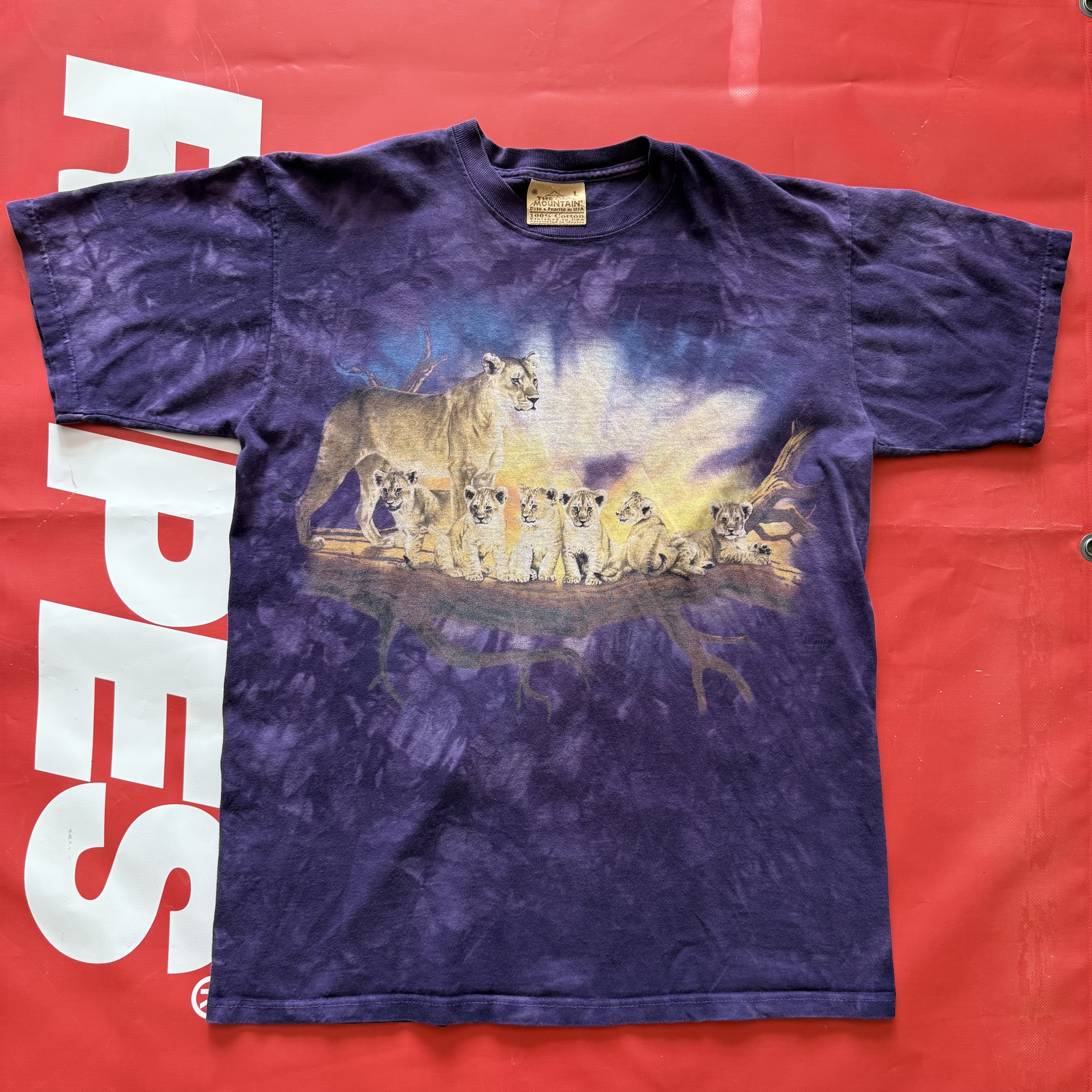 The Mountain "Lion Pride" Tie-Dye T-Shirt Large