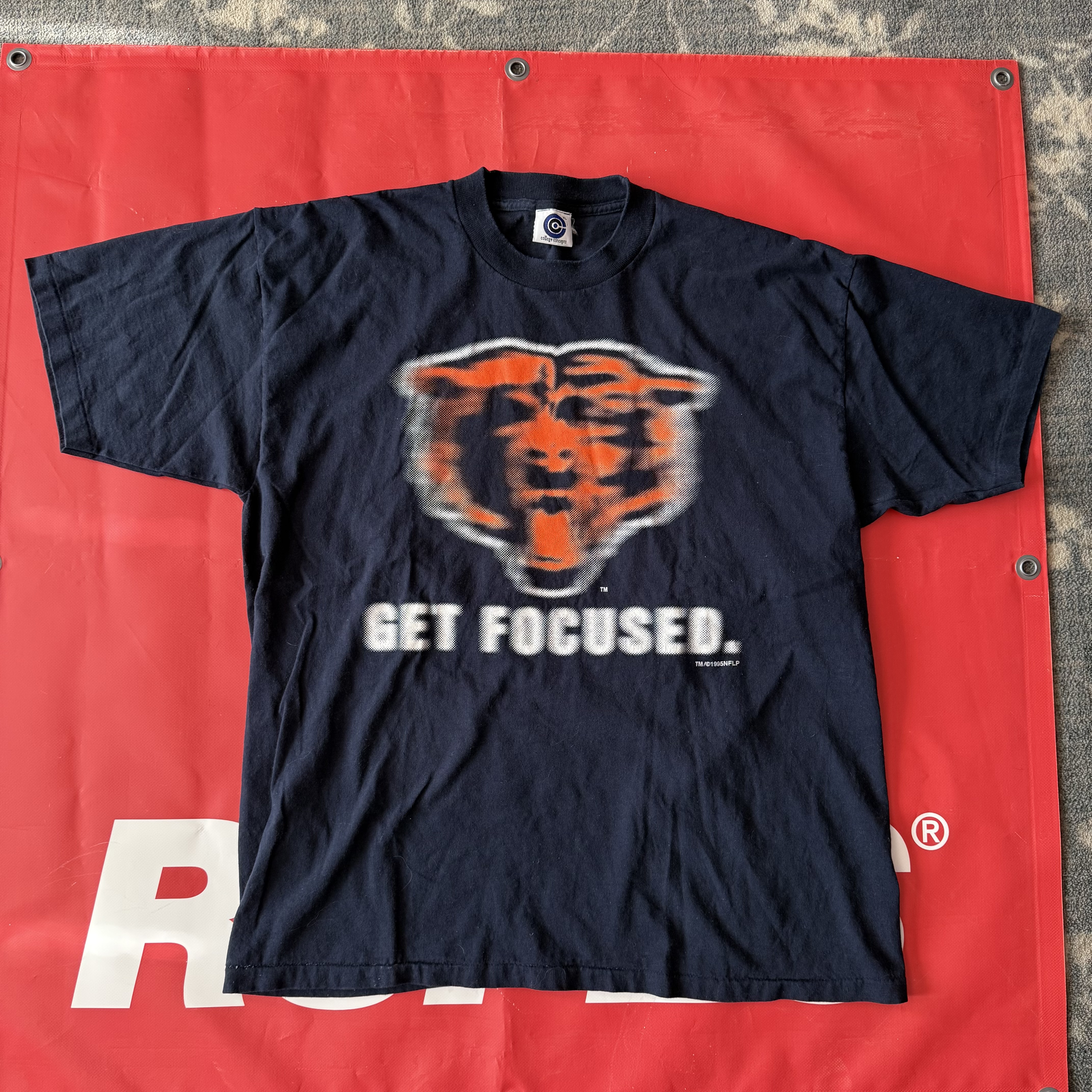 Chicago Bears "Get Focused" T-Shirt 1995 nflp