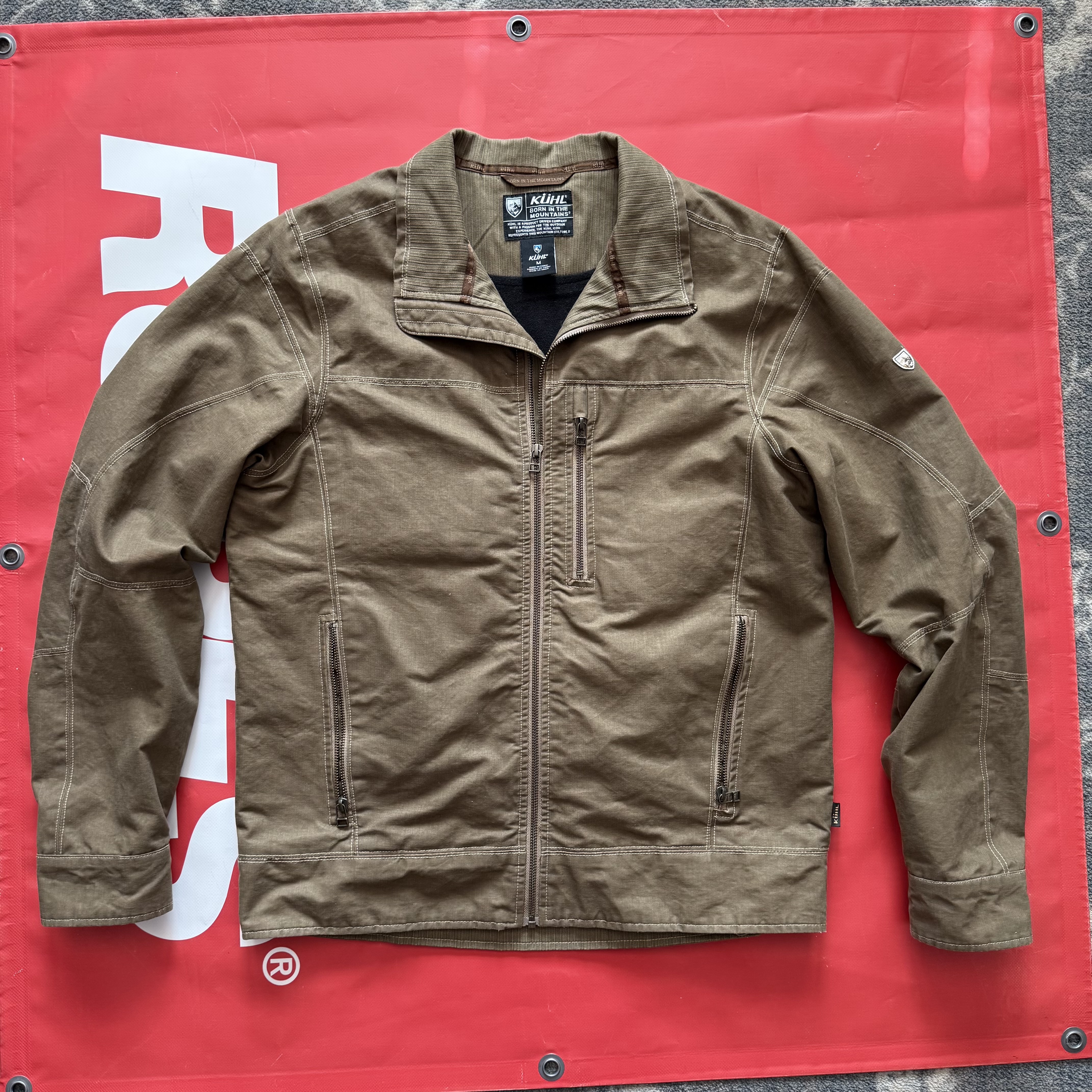 Kuhl Men's Brown Water-Resistant Workwear Jacket Medium