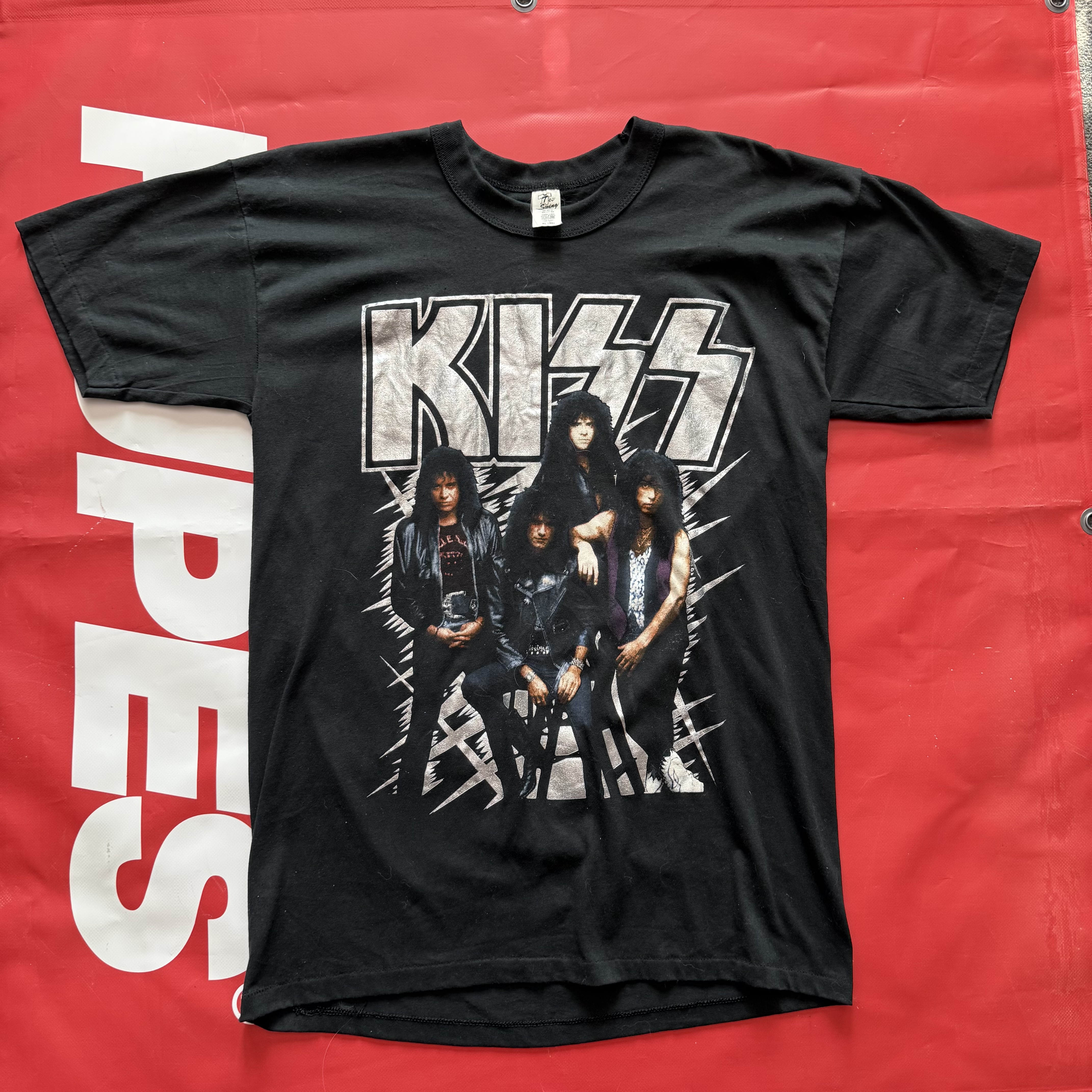 Vintage 1990 KISS Band Graphic T-Shirt XL - ezze