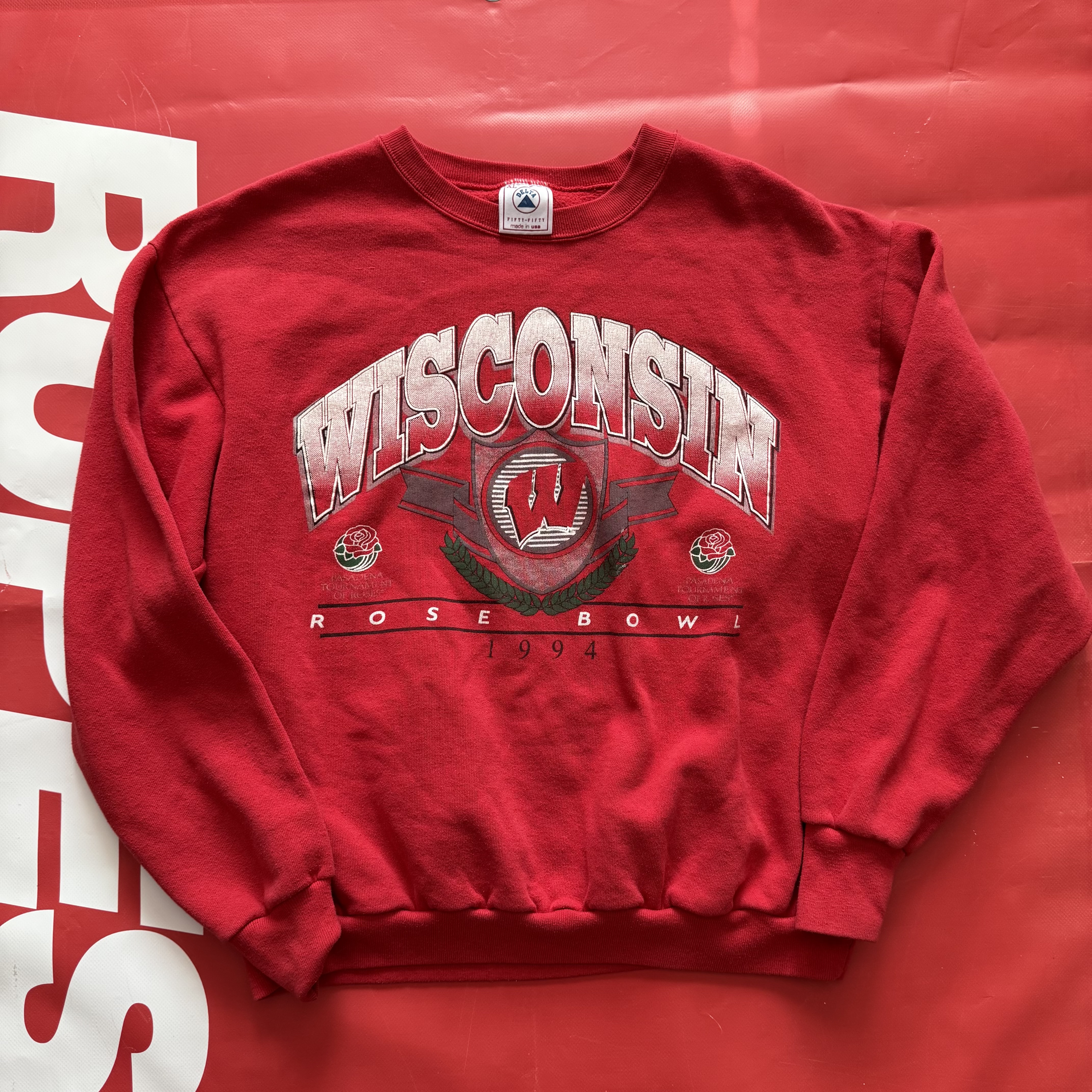 Vintage Wisconsin Rose Bowl 1994 Sweatshirt XL