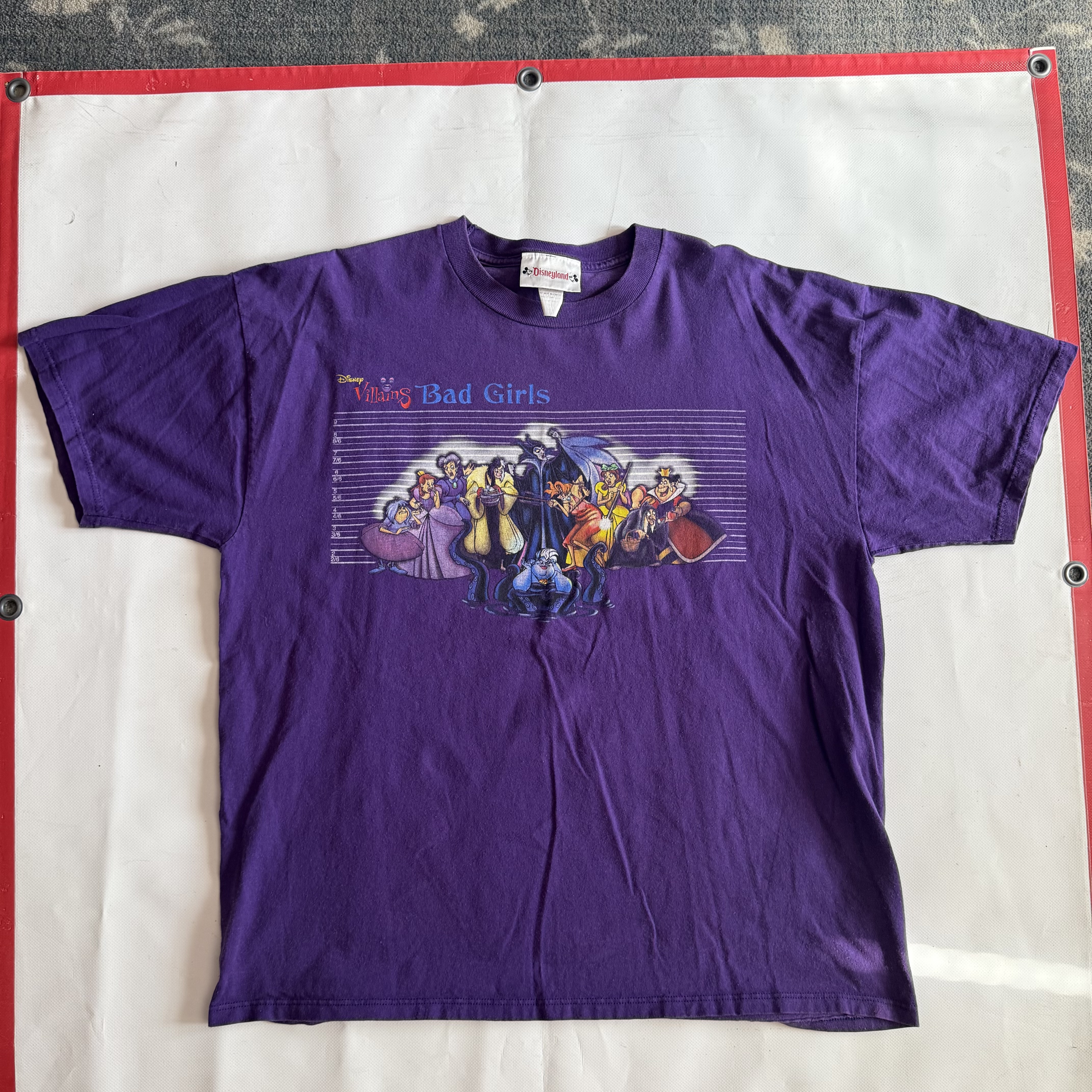 Disney Villains "Villains Bad Girls" Purple T-Shirt XL
