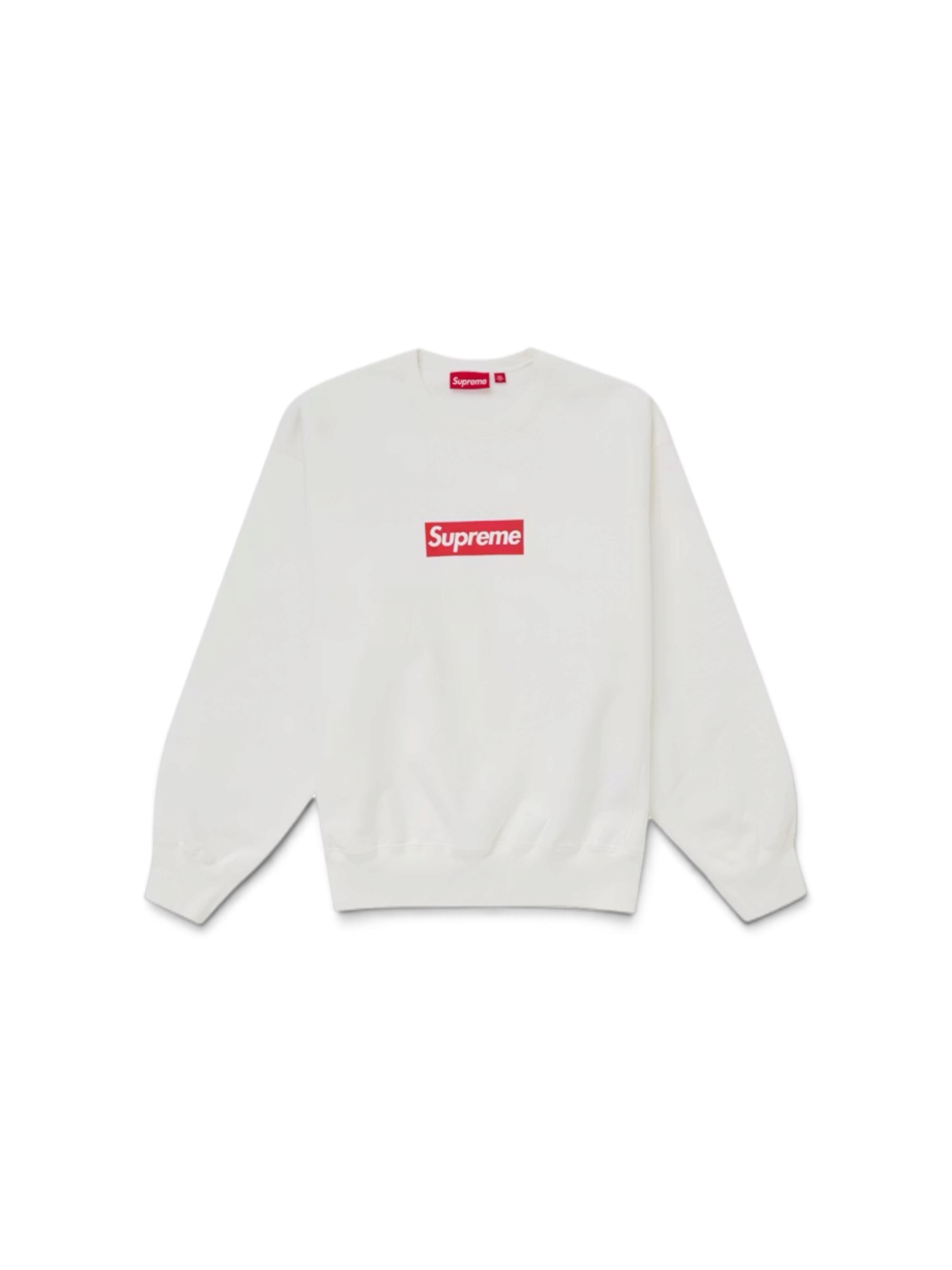 SZ S SS25 Supreme Washed Box Logo Crewneck