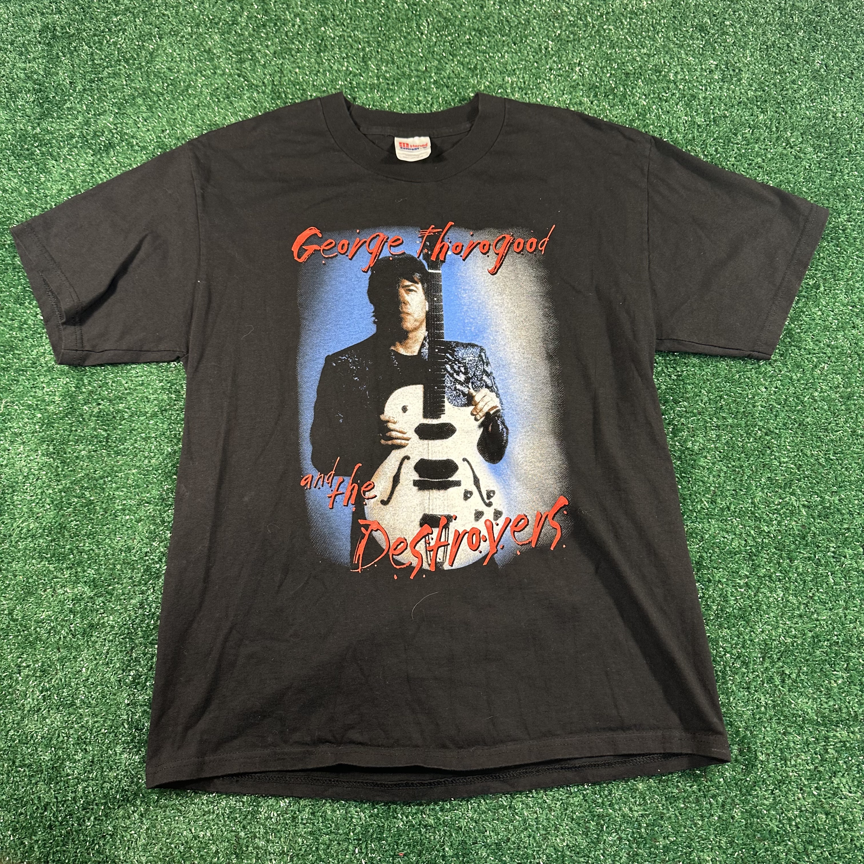 Vintage 1999 Hanes George Thorogood tour shirt size large - ezze