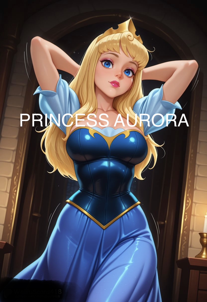 PRINCESS AURORA 4 ANIME PRINT 4X6