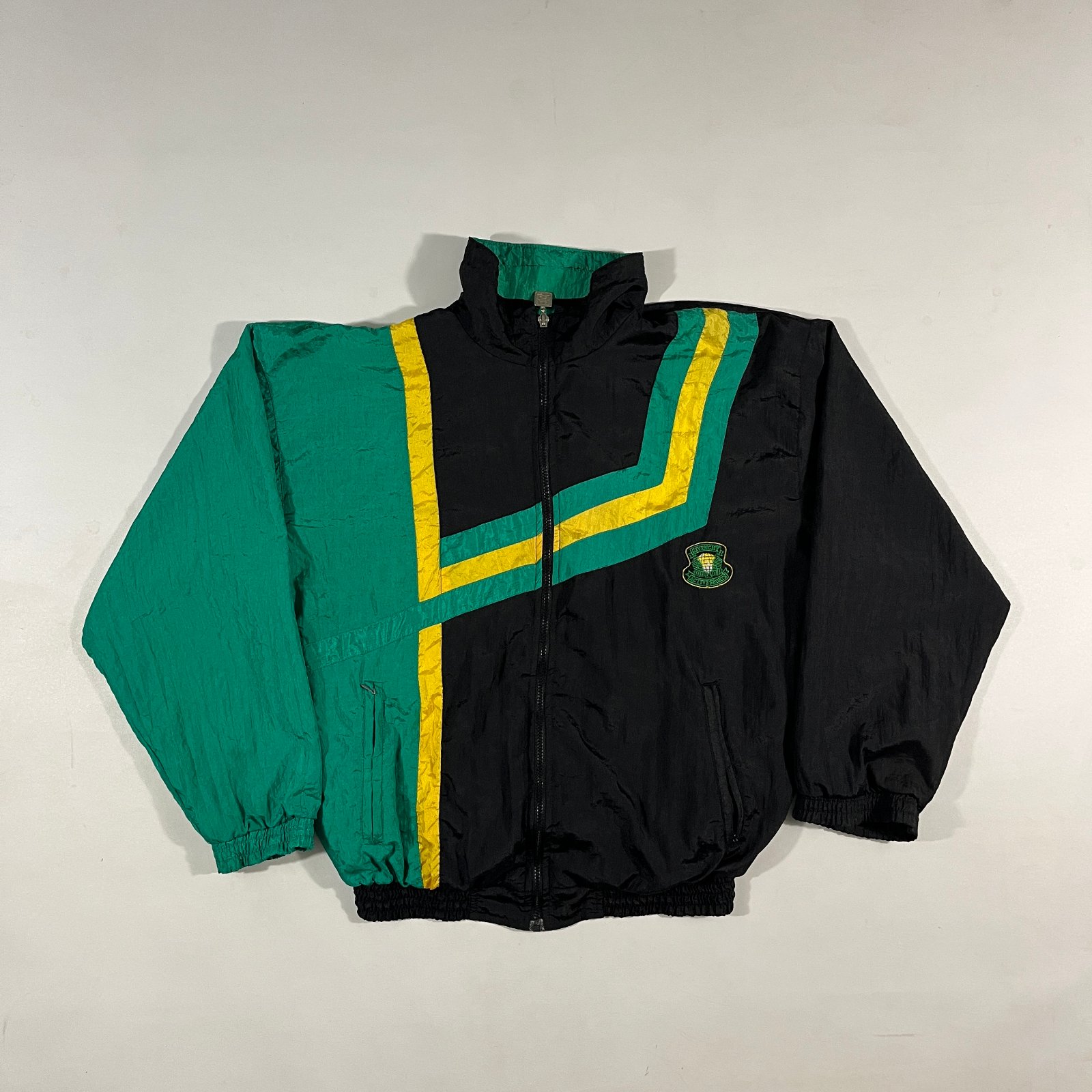 Vintage 90s Givenchy Active Colorblock Nylon Windbreaker Jacket Large