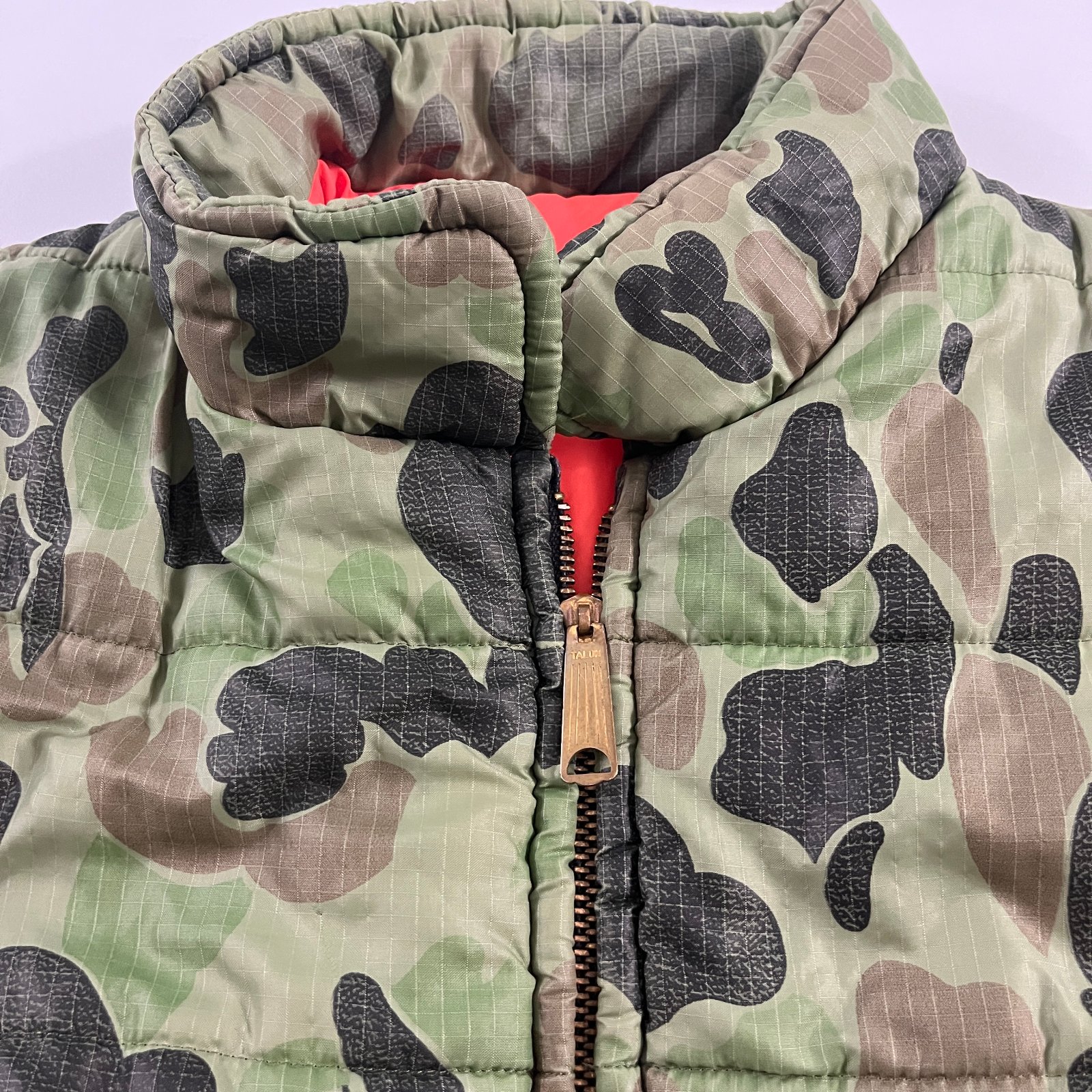 Vintage 80s Frogskin Duck Hunter Camo Reversible Ripstop Puffer