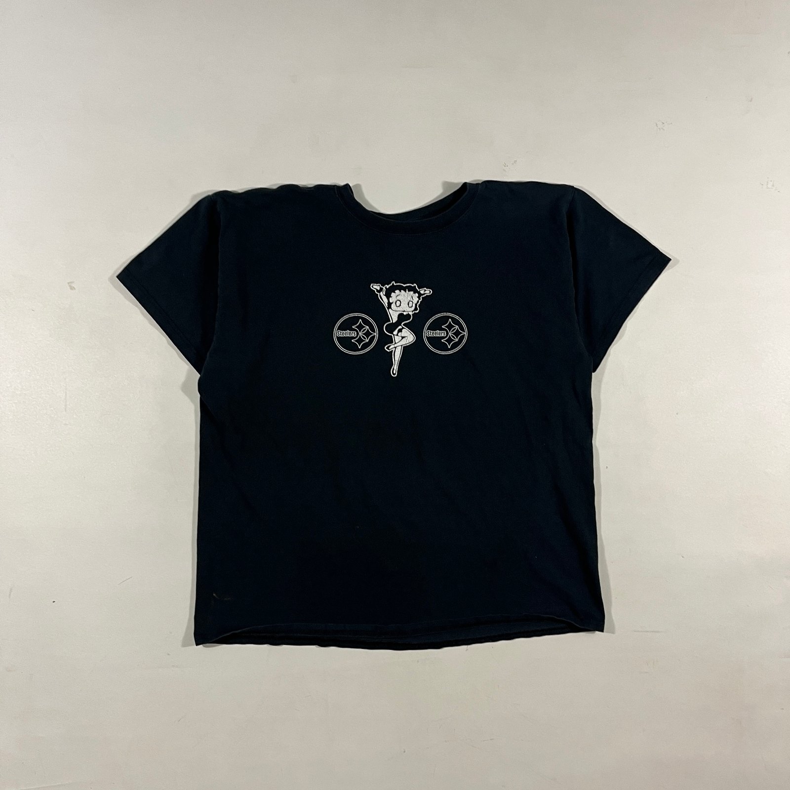 Vintage Pittsburgh Steelers Betty Boop NFL Graphic Tee XL