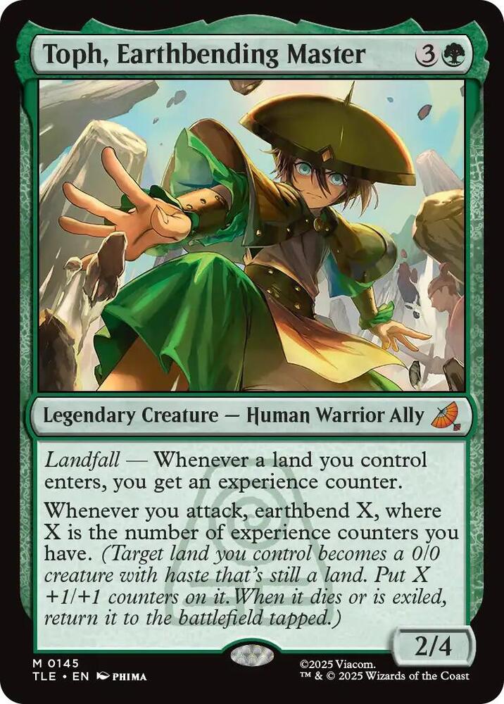 MTG Toph, Earthbending Master 145 Avatar The Last Airbender Eternal-Legal